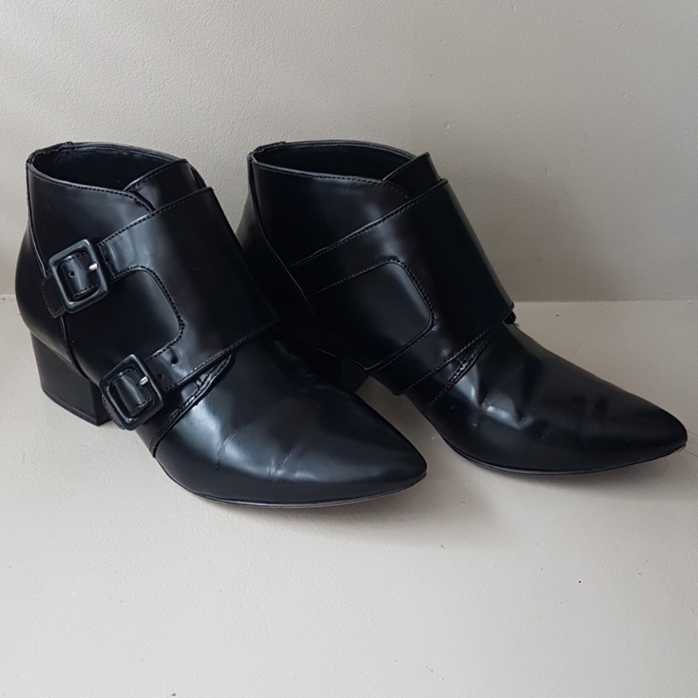 French Connection black booties